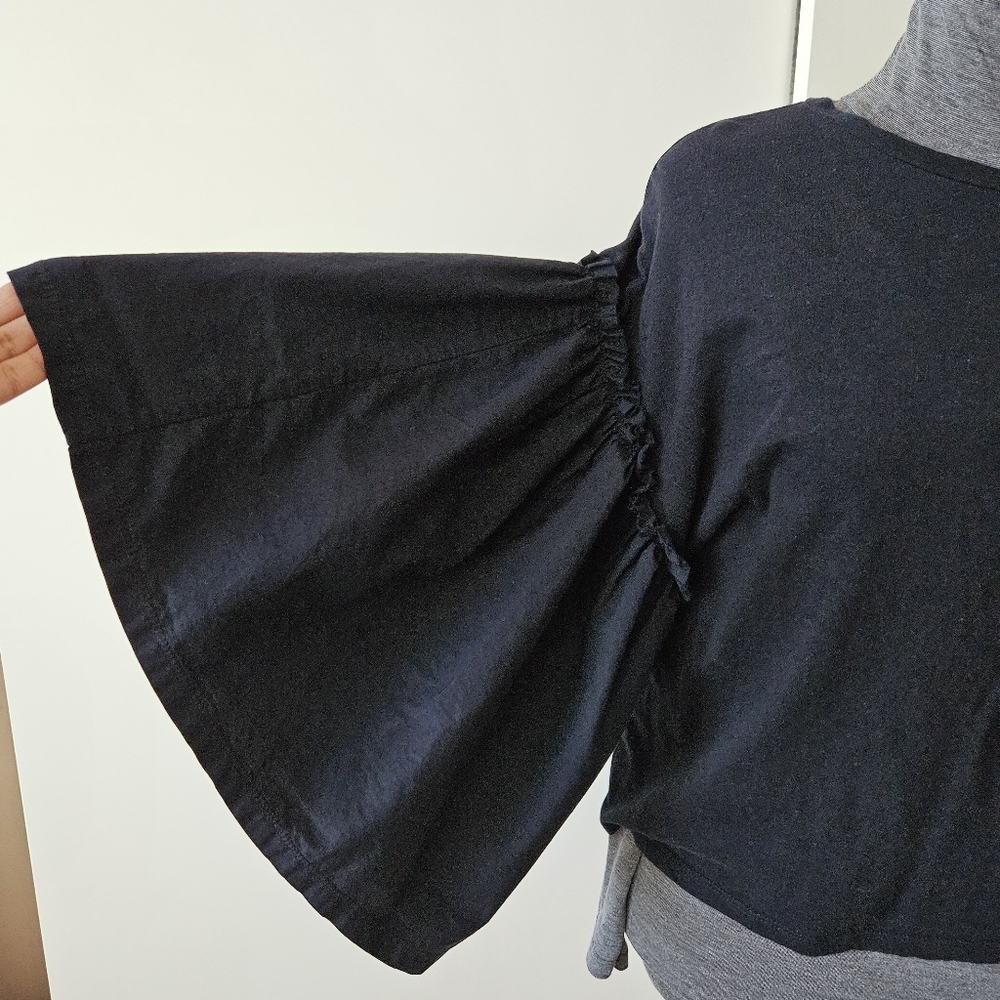 Zara Statement Ruffle Sleeve Top - Picture 6 of 9